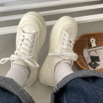 Thick-soled Heightened Canvas Shoes