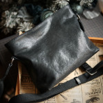 Leather Shoulder Bag Horizontal Zipper Casual