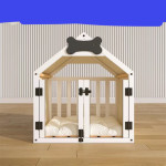 Indoor Solid Wood Doghouse Removable And Washable