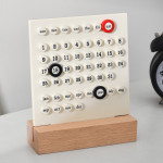 Perpetual Calendar Handmade Diy Ferring Table Calendar Desktop Decoration