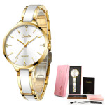 Exquisite Ladies Waterproof Ceramic Watch