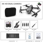 Folding Drone HD 4K Aerial Photography Four Axis