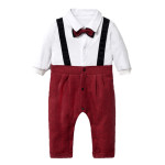 Boys Fashion Jumpsuit Vest Hat Set