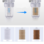 Shower Filter Tap Water Faucet Nozzle Household Bath Shower Dechlorination Filter Element