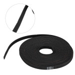 3D Printer Accessories 5mx6mm Black Rubber Timing Belt Synchronous Wheel Kit for Prusa / MendelMax