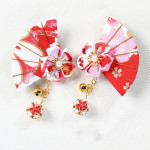 Cute Japanese Cherry Blossom Hairpin With Bells