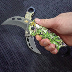 Folding Claw Knife High Hardness Folding Knife Portable Multi-Function Split Express Knife