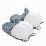 Cartoon Cute Girl Hip-wrapped Butt Warm-keeping And Cold-proof Non-slip Indoor Cotton Slippers