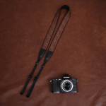 Embroidered camera strap