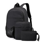 Computer Three-piece College Style Student Backpack Men And Women