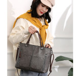 Women's Large-capacity Retro Tote Bag Simple Crossbody Bag