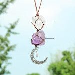 Natural Powder Crystal Amethyst Hand-woven Color Energy Incense