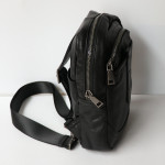 Outdoor Sports Vertical Top Leather Men's Chest Bag