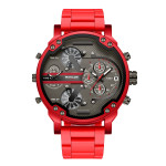 European And American Trendy Big Dial Two-place Personality Watch Men