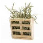 Wooden Grass Rack And Food Box Rabbit Chinchilla