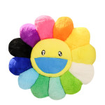 Cotton Plush Sunflower Pillow