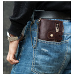 Large Capacity Snap Back Zipper Wallet