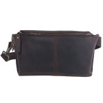 Men's Multifunctional Large-capacity Leather Chest Bag Retro Cross-body