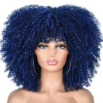 Small Curly Hair Rose Mesh Synthetic Headgear