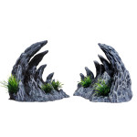 Fish Tank Simulation Qinglongshi Canyon Landscape Rockery Decoration