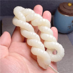 Hand String Sliced Plain Beads Fan Bodhi Root Buddhist