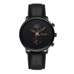 Leather Belt Two Eye Ultra-thin Quartz Men's Watch