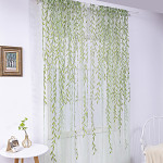 Inverted Willow Wicker Offset Printing Curtains Printing Window Screens Living Room Balcony Window Screens