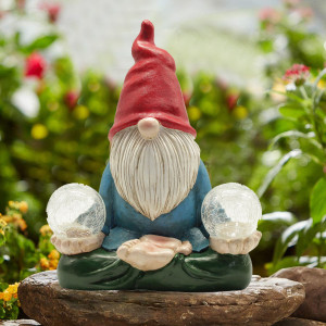 Solar LED Resin Ornaments Dwarf Doll Outdoor Statue Courtyard Gardening Decoration Artistic Figurine Micro Landscape Accessories