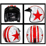 Retro Men's And Women's All-season Electric Vehicle Helmet