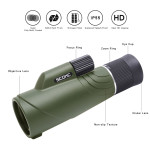 BAK4 Prism Monocular Zoom Telescope