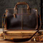 Men's Fashion Personality Leather Postman Handbag