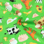 Plain Cotton Fabric Nordic Style Animal Print Handmade DIY