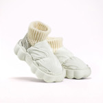 Thickened High-heeled Poop-feeling Cotton Slippers Outdoor