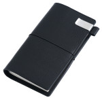 Leather Travel Notebook Card Holder Multi-function Notepad With Freebies