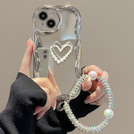 Suitable For 15 Phone Case IPhone14promax Three-dimensional Pearls