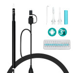 The New 5.5mm Three-in-one Ear Spoon Visual Ear Endoscope Ear Canal Endoscope 1m