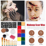 Make-up Sculpting Skin Wax Cover Eyebrow Wax Oil Paint Set