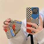 Korean Style Ins Retro Plaid Protective Shell