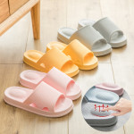 Women Bathroom Slippers With Heel Massage Ball Design Shoes At Home