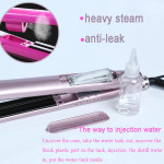 Steam hair straightener spray electric curling straight