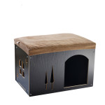 Removable And Washable Four Seasons Pet House, Wooden Pet Nest