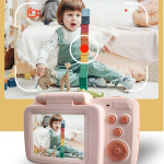 Retro Photography Video Filter HD Digital Mini Flip Children's Camera Toy