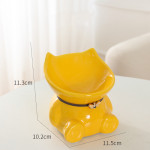 Simple Ceramic Protective Cervical Spine High Feet Bowl