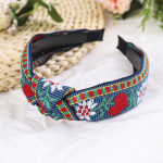 Headband Ethnic Style Embroidered Flower Headband Ladies