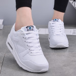 Shoes Women's Leather Running Shoes With Thick Soles