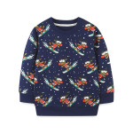 European And American Style Boys' Long Sleeve Fashion Printing Children Shirt