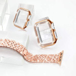 Girl's Diamond Metal Strap Protective Cover