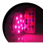 Colorful underwater waterproof lights highlight remote control lights