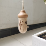 Wooden Hanging Hummingbird House Mini Nest