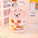 Desktop Trash Can Desk Organizer Bucket Office Mini Bear Trash Can